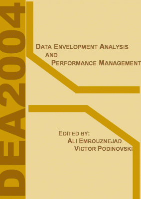 Efficiency and Productivity Analysis in the 21st Century: International DEA Symposium 2002… Edited By Ali Emrouznejad, Rodney Green, Vladimir Krivonozhko