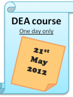 DEA course - one day only